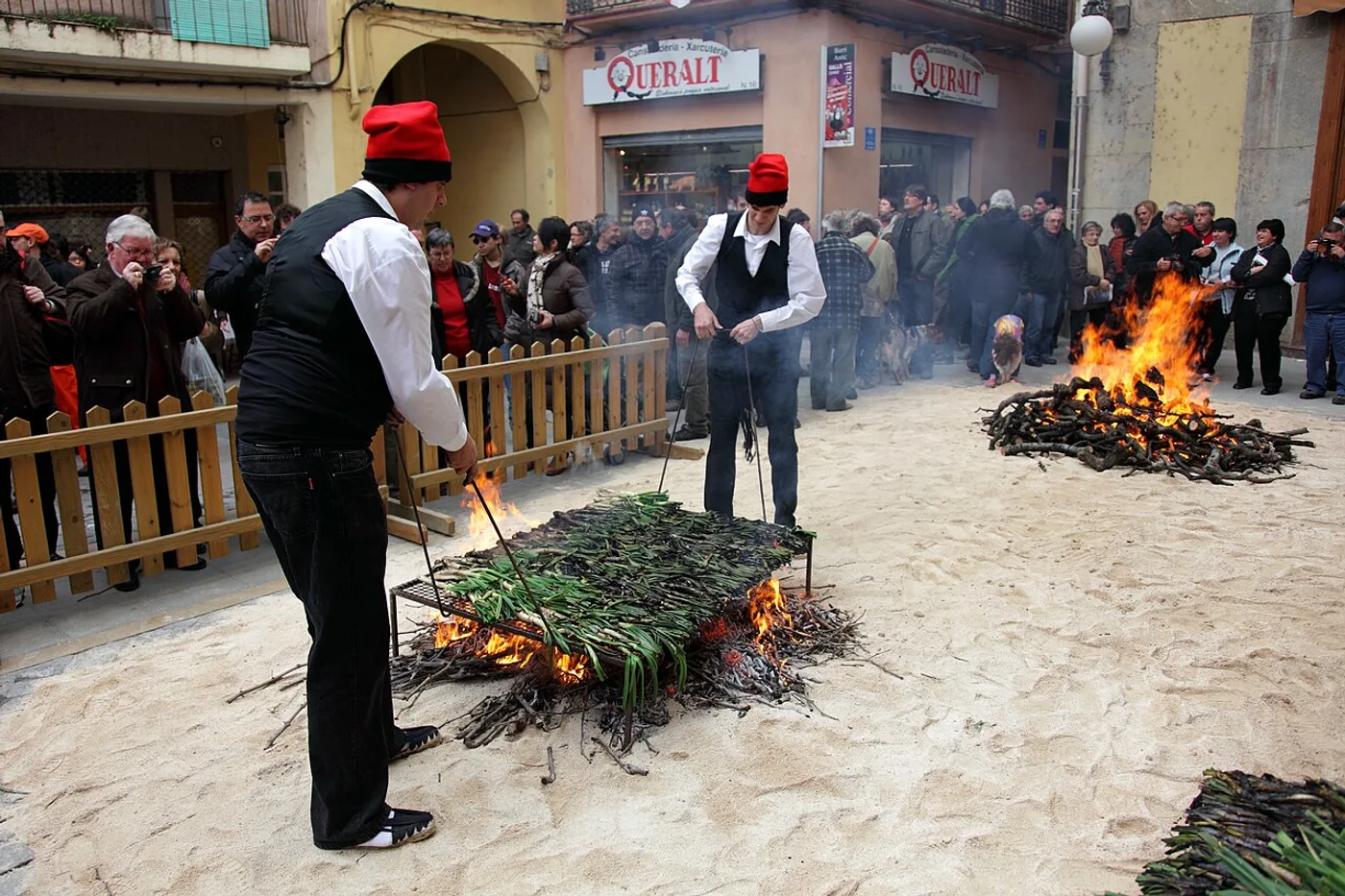 Calçotada en Valls, Valls