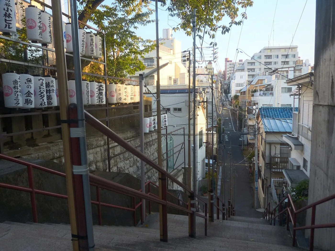 Escaleras del santuario Suga, Tokio