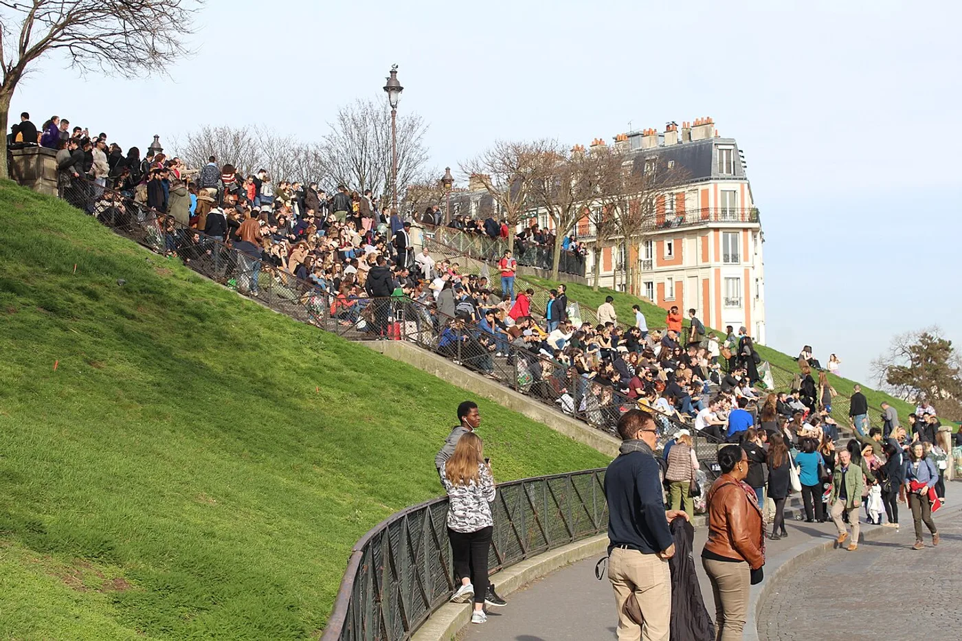 Escalinatas del Sacré-Cœur, París