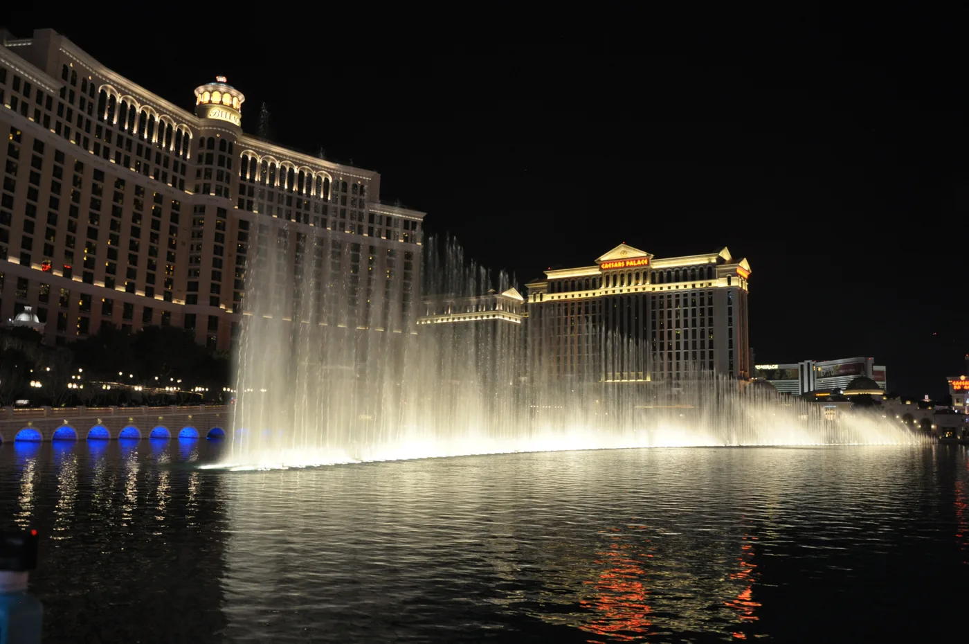 Las Vegas Strip y la fuente del Bellagio, Las Vegas